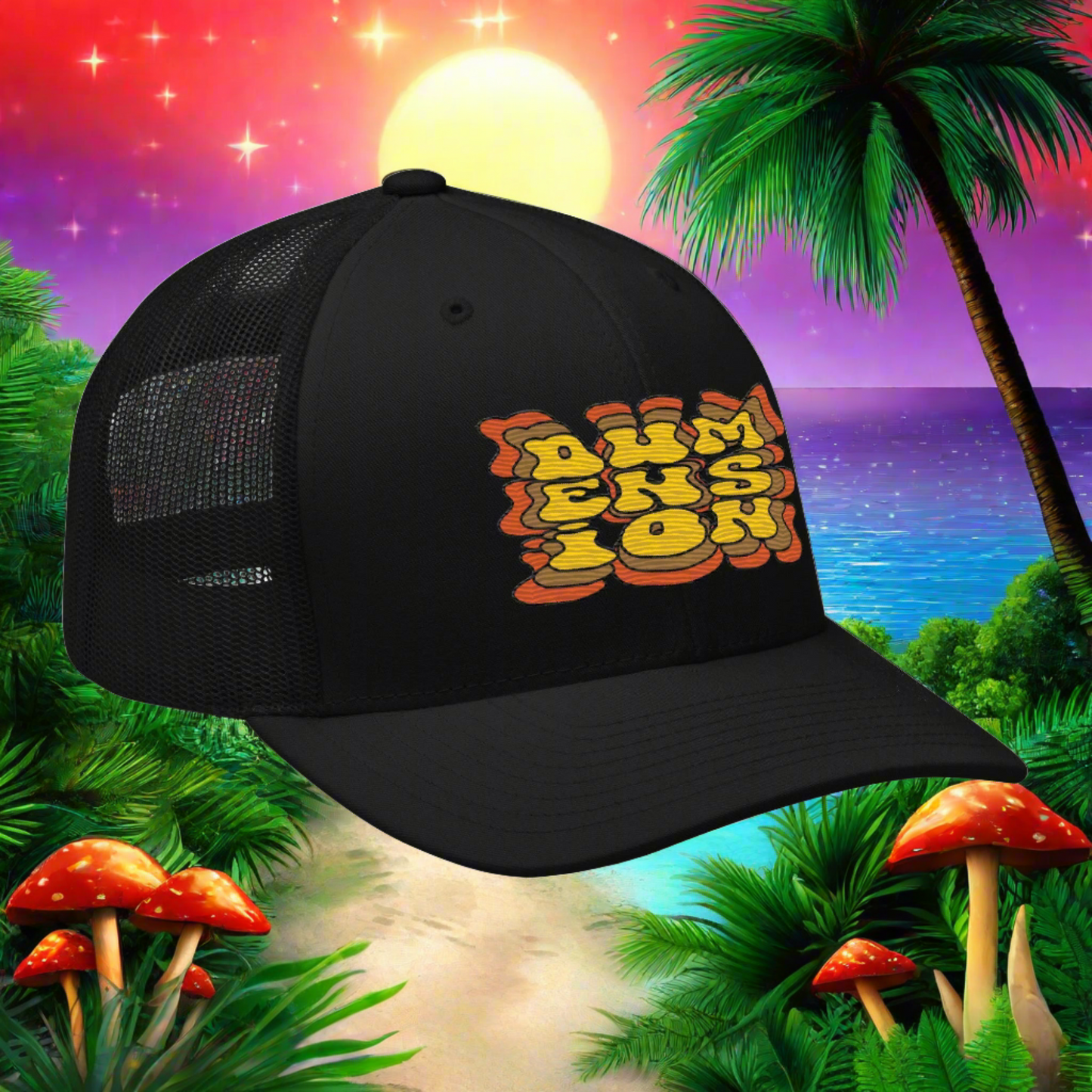 Reaching Out Embroidered Trucker Cap