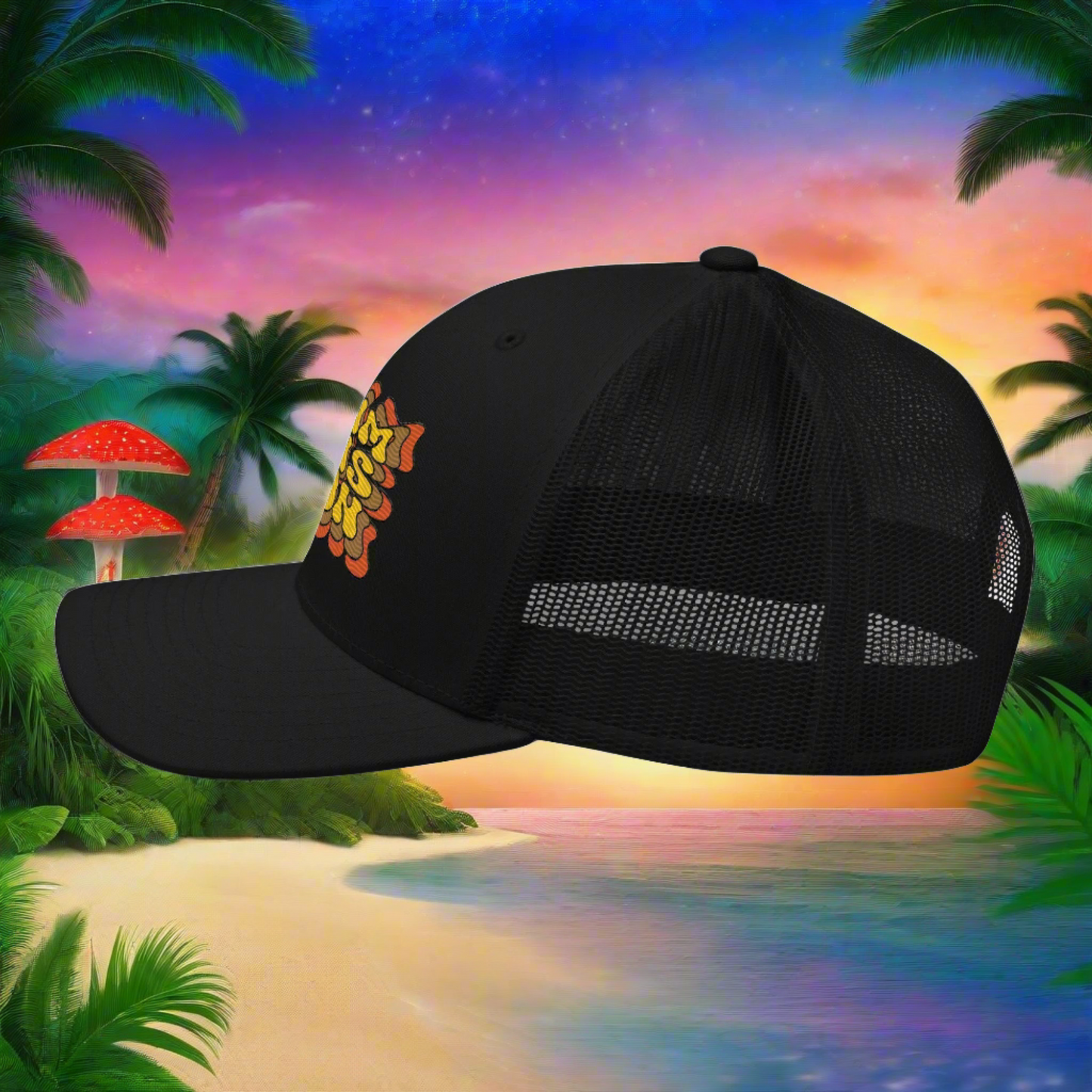 Reaching Out Embroidered Trucker Cap