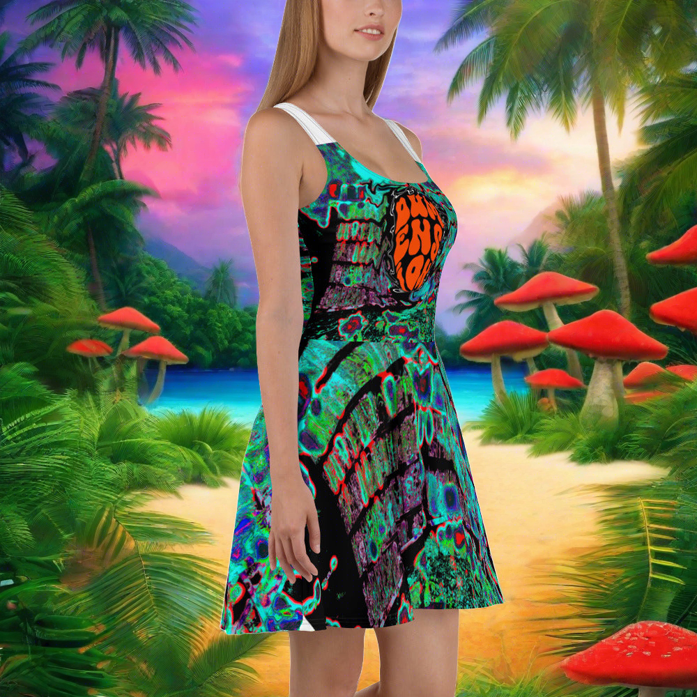 Big Frequency Skater Dress