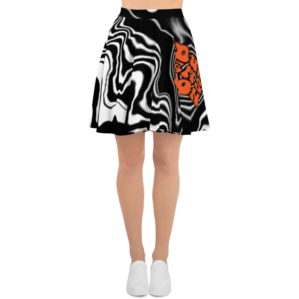 Deep Ripples Skater Skirt