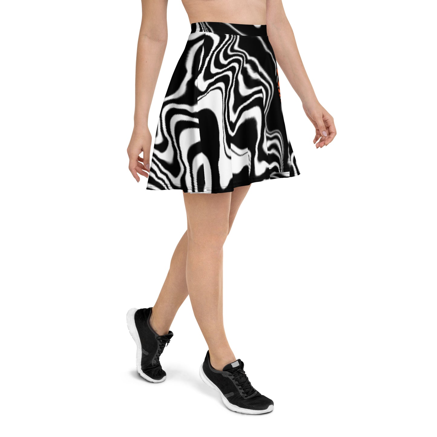 Deep Ripples Skater Skirt