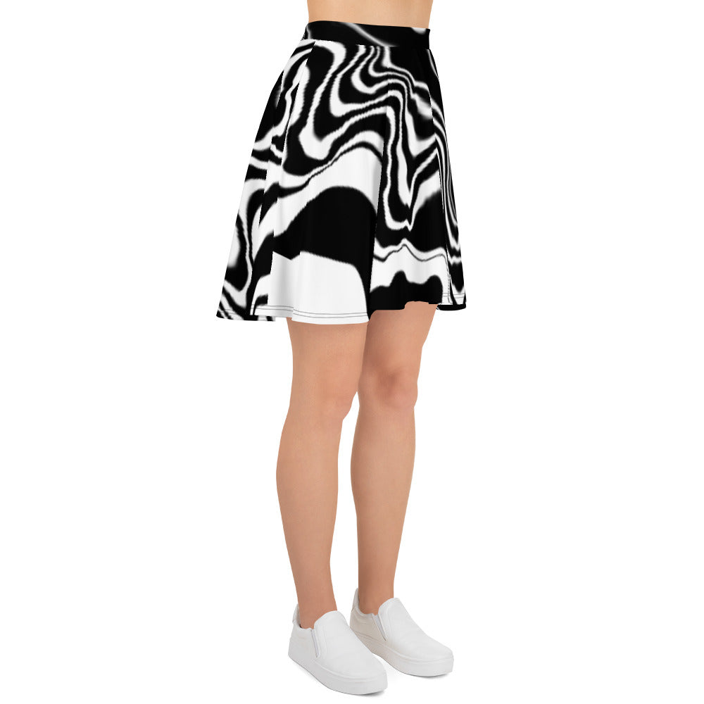 Deep Ripples Skater Skirt