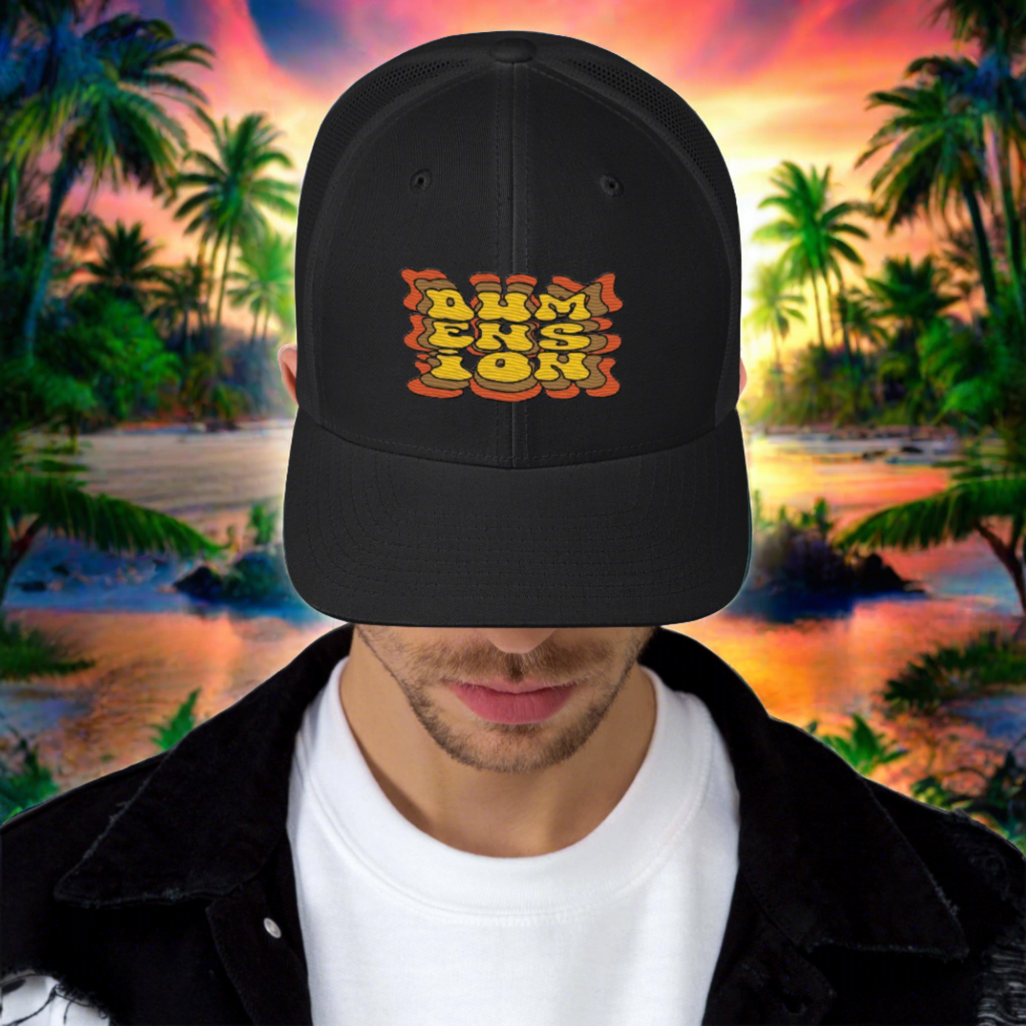 Reaching Out Embroidered Trucker Cap