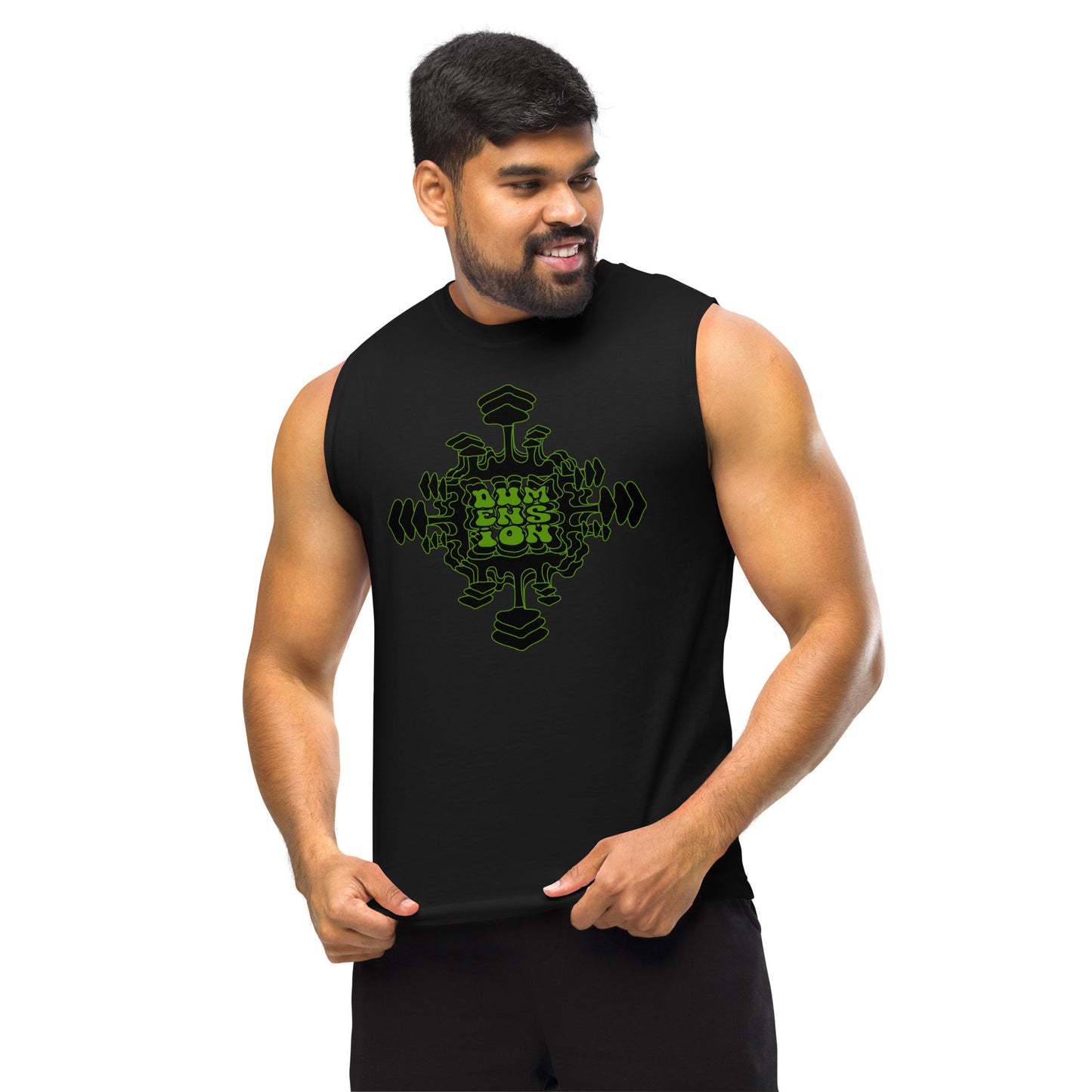 Green Mush Mandela Sleeveless
