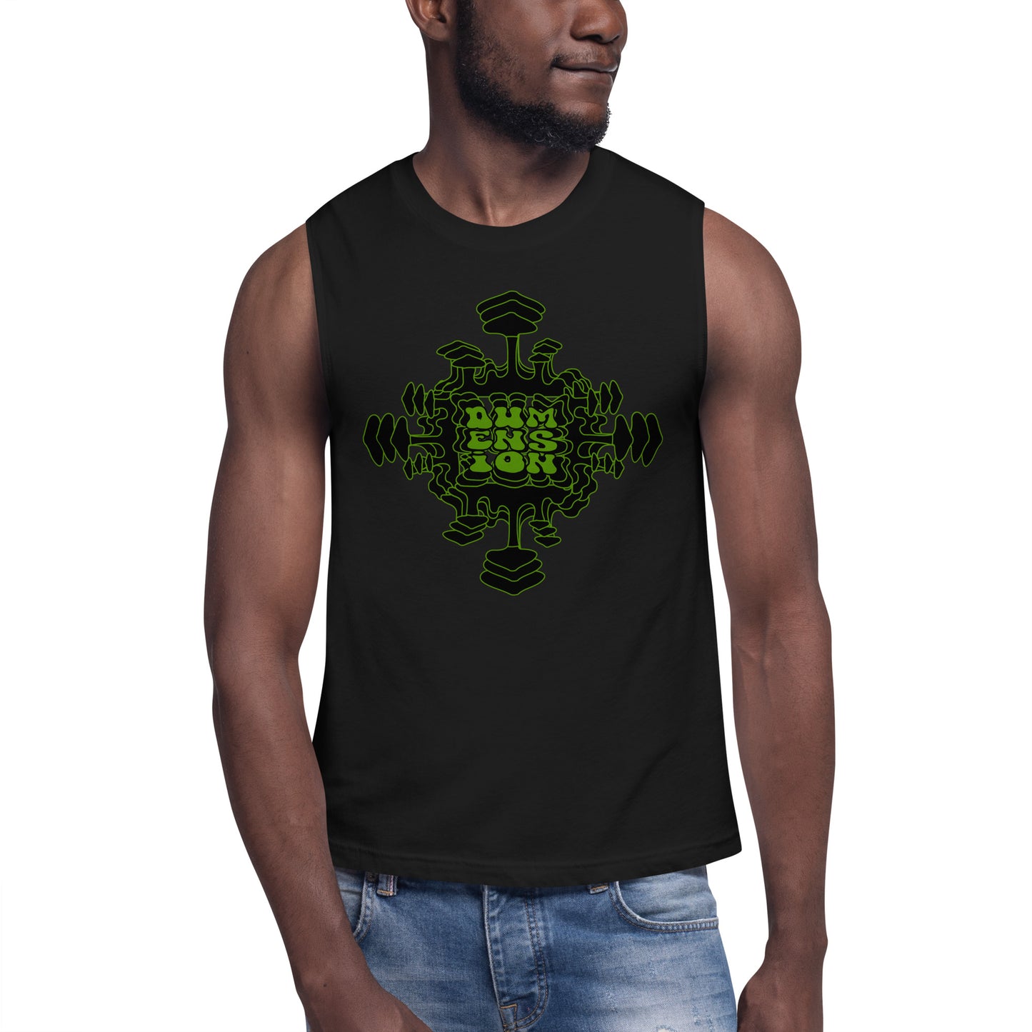 Green Mush Mandela Sleeveless