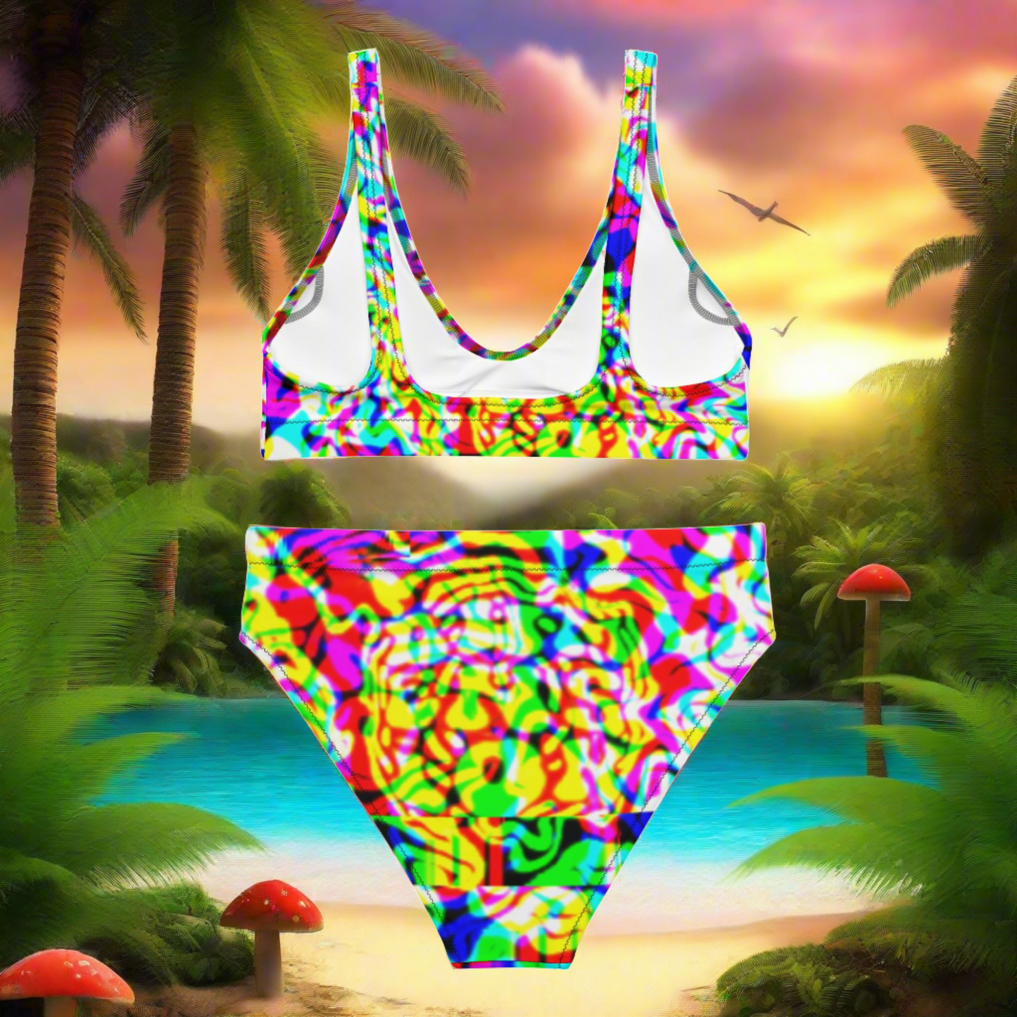 Island Wonderland High-waist Bikini