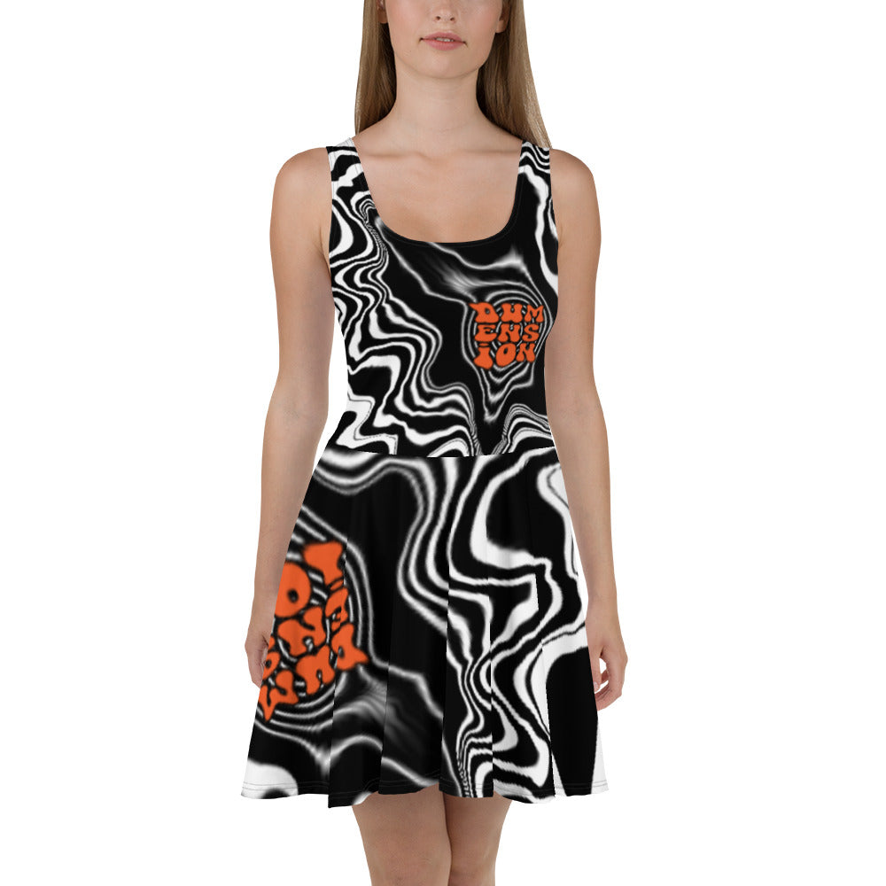 Ripple Out Skater Dress