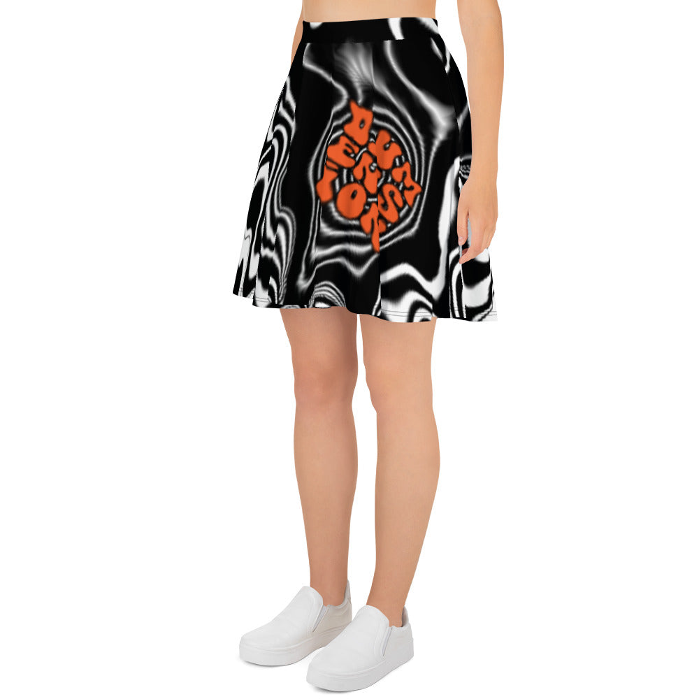 Deep Ripples Skater Skirt